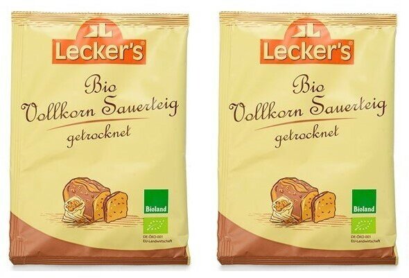 Закваска ржаная цельнозерновая хлебопекарная Lecker's Германия 2х30г