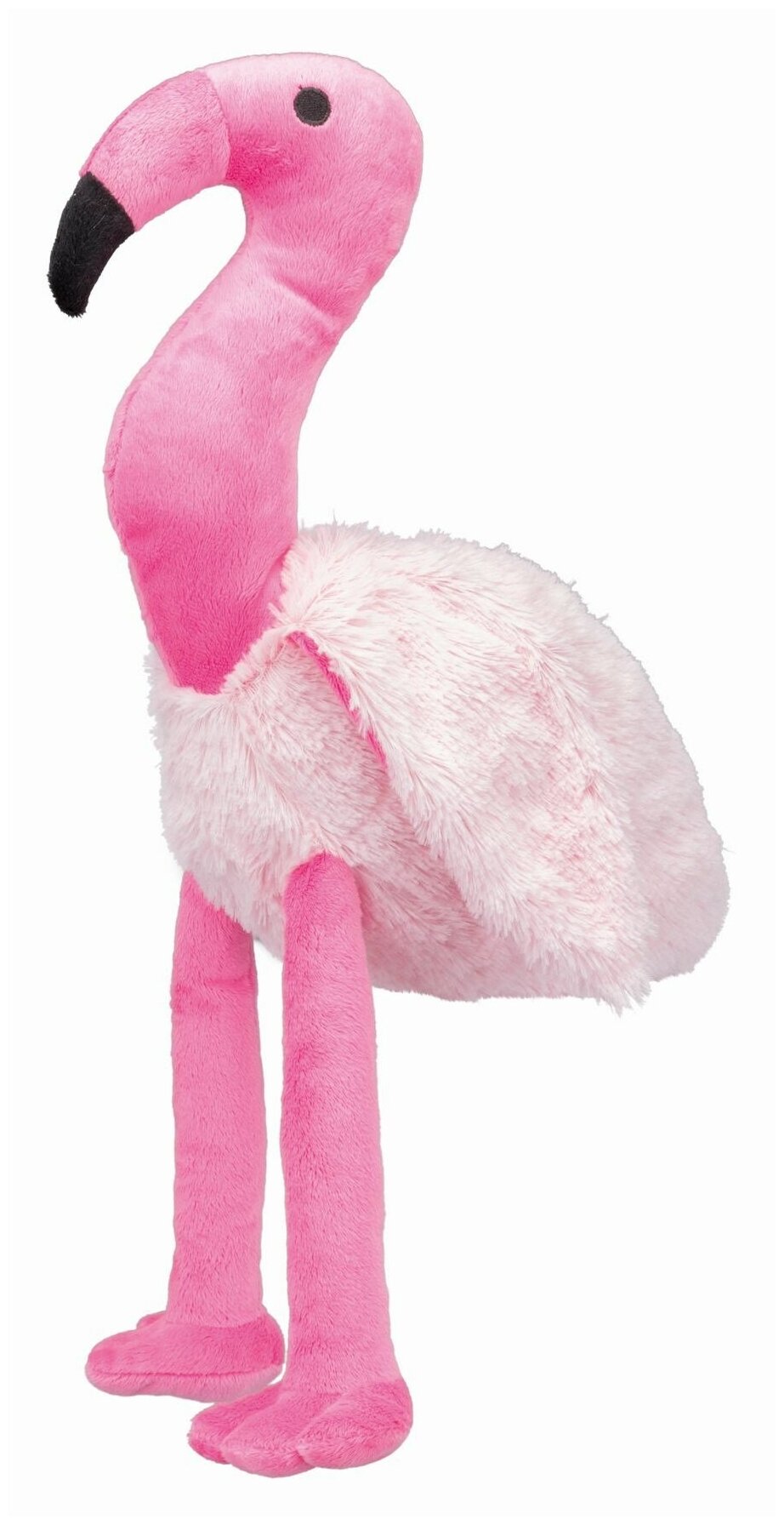 Trixie игрушка для собак Фламинго с пищалкой плюш 35см