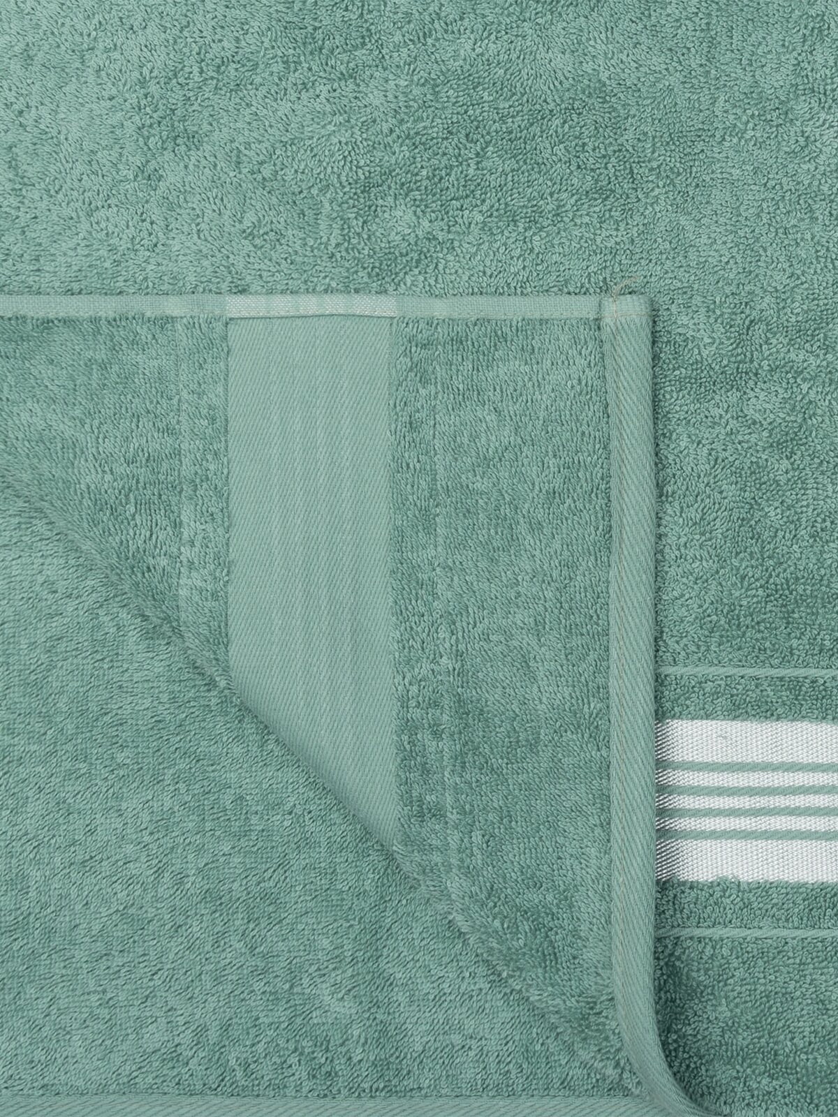 Полотенце банное махровое, Донецкая мануфактура,Ice shine, 70Х130 см, цвет: зеленый, 100% хлопок - фотография № 3