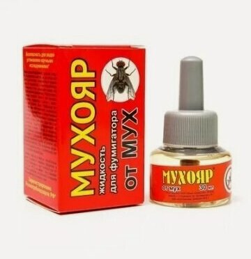 Изображение товара Мухояр жидкость для фумигаторов от МУХ, 30мл