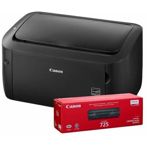 Принтер лазерный Canon i-Sensys LBP6030B + картридж Canon 725