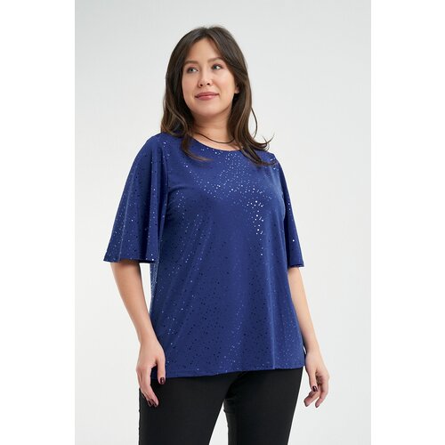 Блуза Olsi, размер 62, синий