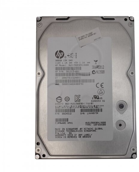 Жесткий диск HP 581315-002 300Gb SAS 3,5" HDD