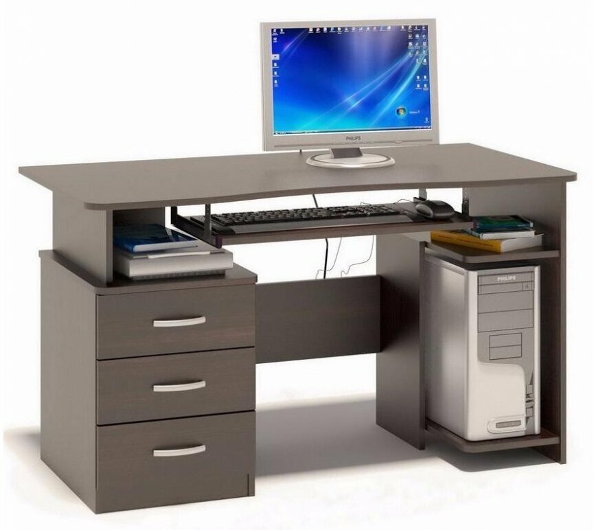 Компьютерный стол Woodville КСТ-08.1 венге