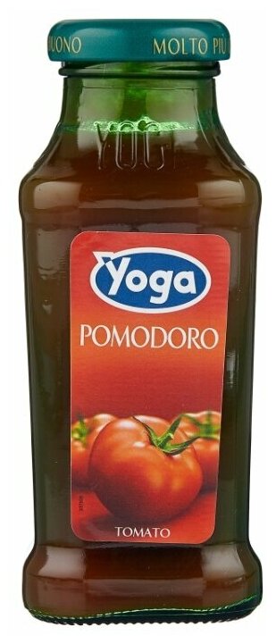 Сок Yoga (Йога) Томат 0,2 л х 24 бутылки - фотография № 2
