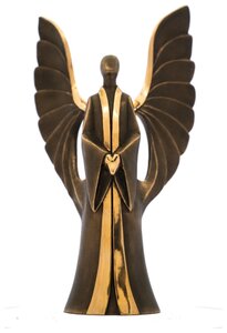 Фото Скульптура Ангел Хранитель Триумфатор (большой). Авторская, ручная работа. Бронза.