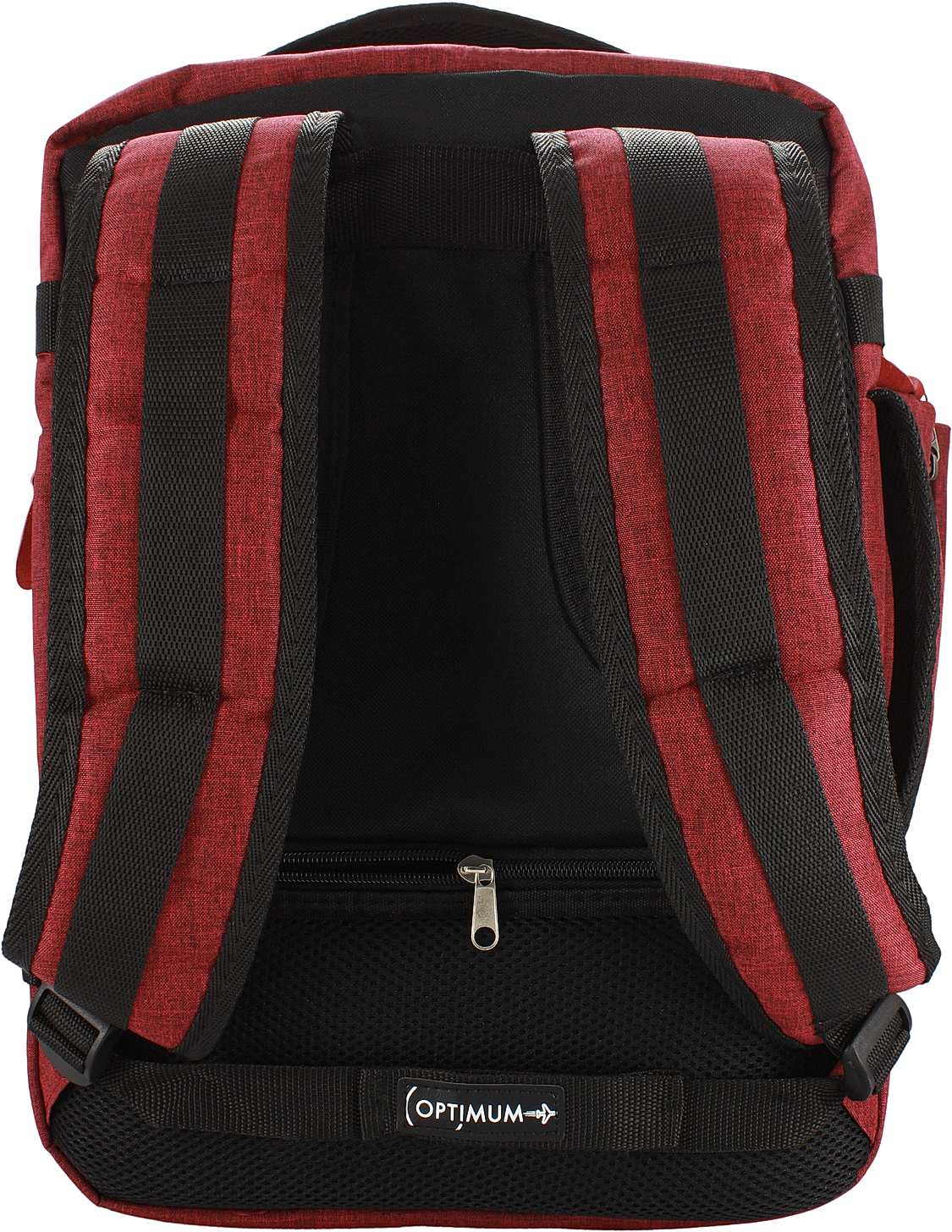 Рюкзак сумка дорожная чемодан ручная кладь 40х30х20 в самолет, красный - фотография № 4