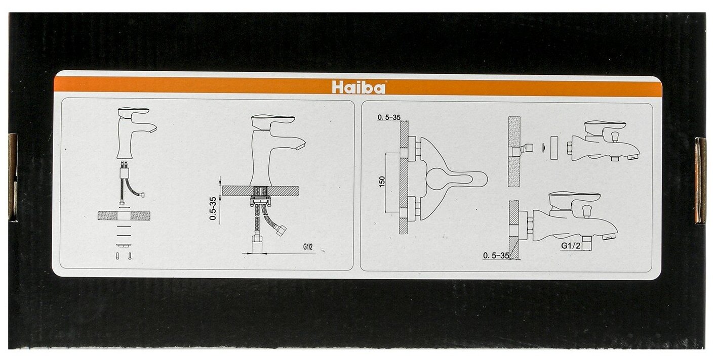 Смеситель для кухни Haiba HB6003, хром - фотография № 7