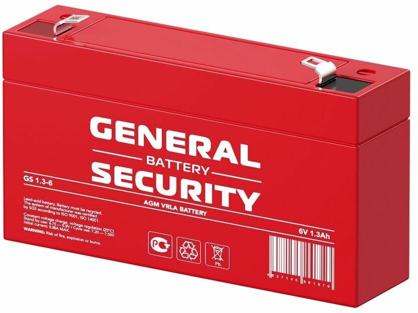 Аккумулятор General Security - фото №4