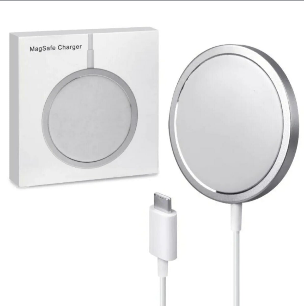 Зарядное устройство беспроводное Apple MagSafe MHXH3ZE/A (белый) - фото №13