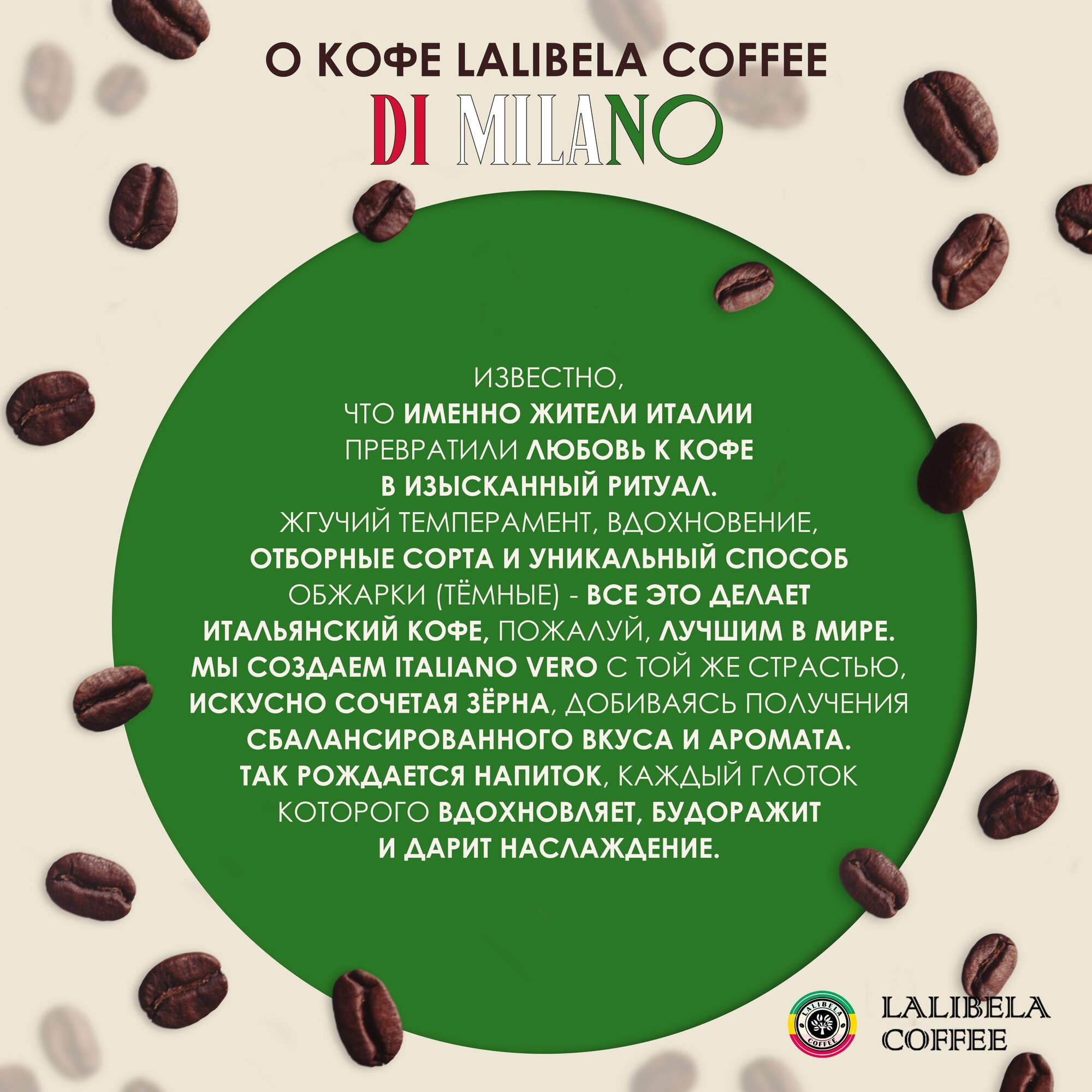 Набор кофе молотый 1 кг LALIBELA COFFEE CLASSIC/ ARABICA/ RICH AROMA/ DI MILANO/ LUNCH, (5 шт по 200 гр) - фотография № 16