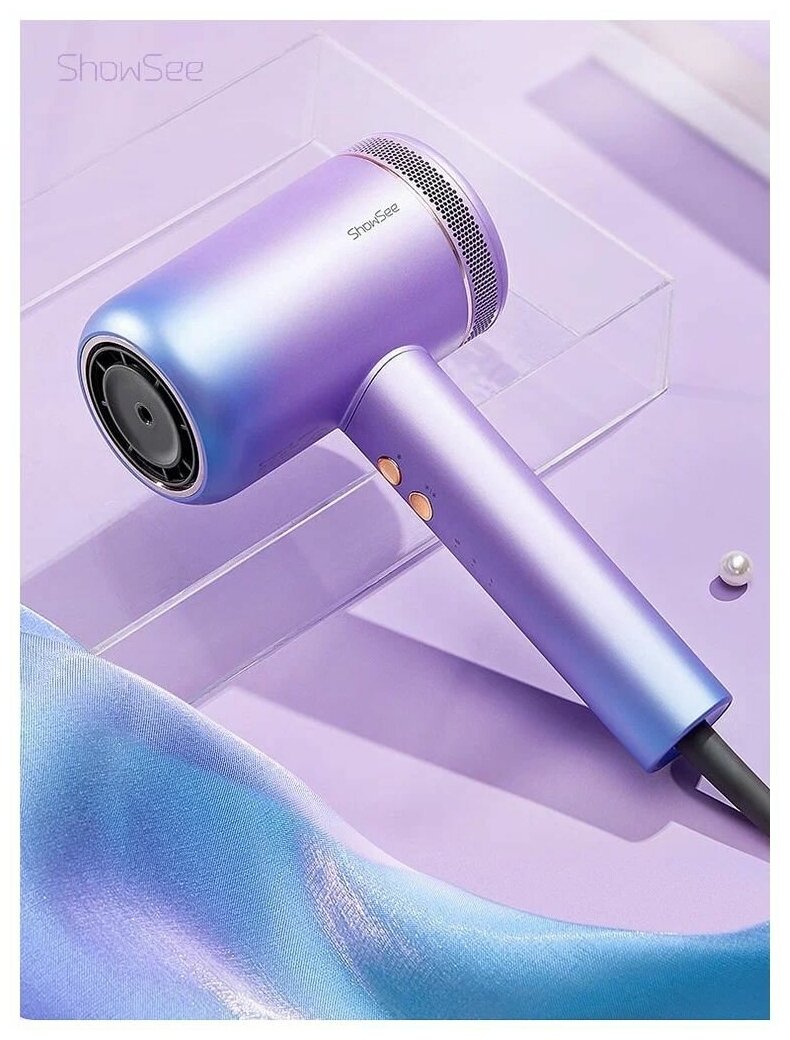 Фен для волос Xiaomi Mijia SHOWSEE A8-V(Violet) - фотография № 17