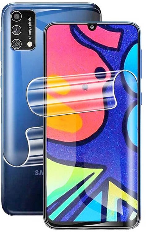 Гидрогелевая пленка LuxCase для Samsung Galaxy M21s 0.14mm Matte Front and Back 87093 - фото №2