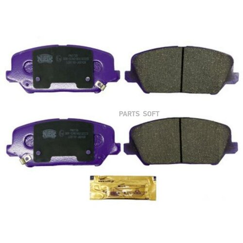 Колодки пер. HYUNDAI i30 (GD) с 2011 CEED (JD) с 2012 NIBK / арт. PN0739 - (1 шт)