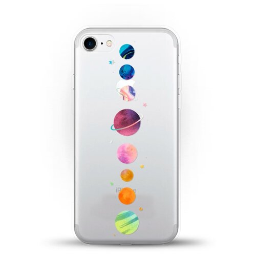фото Силиконовый чехол планеты на apple iphone se (2020) andy & paul