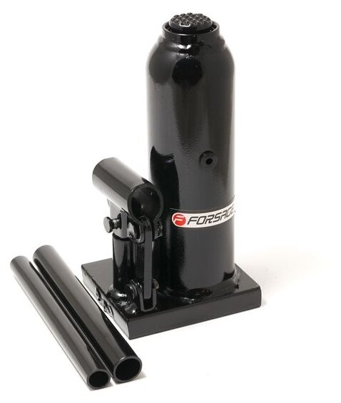 Домкрат бутылочный 2т с клапаном (h min 180мм h max 333мм ход штока-105мм ход винта-48мм) в кейсе Forsage F-T90204S