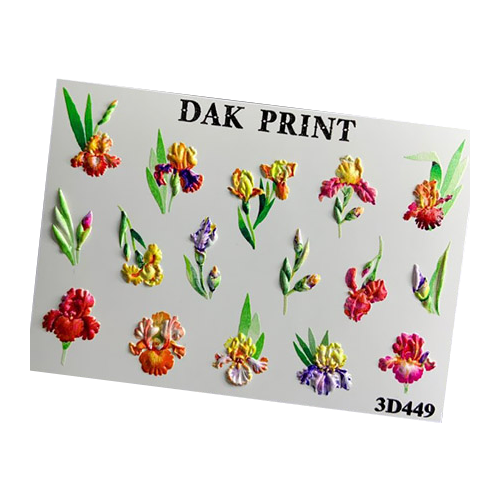 Купить Dak Print, 3D-слайдер №449, зеленый/желтый/красный