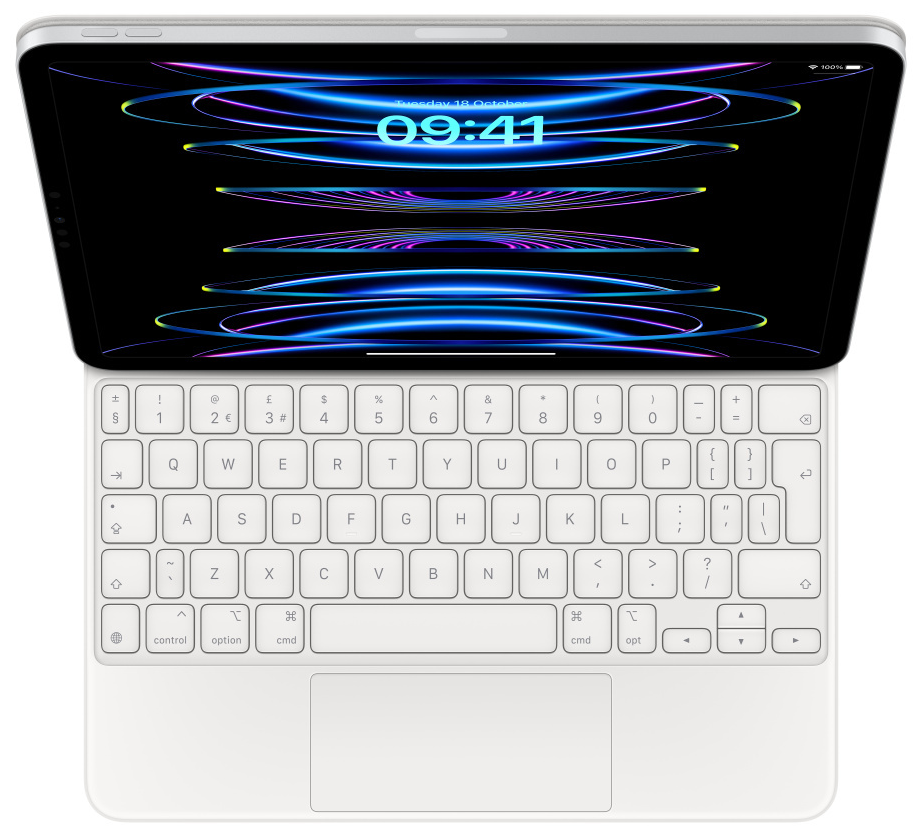 Беспроводная клавиатура Apple Magic Keyboard для iPad Pro 11 белый, английская, 1 шт.