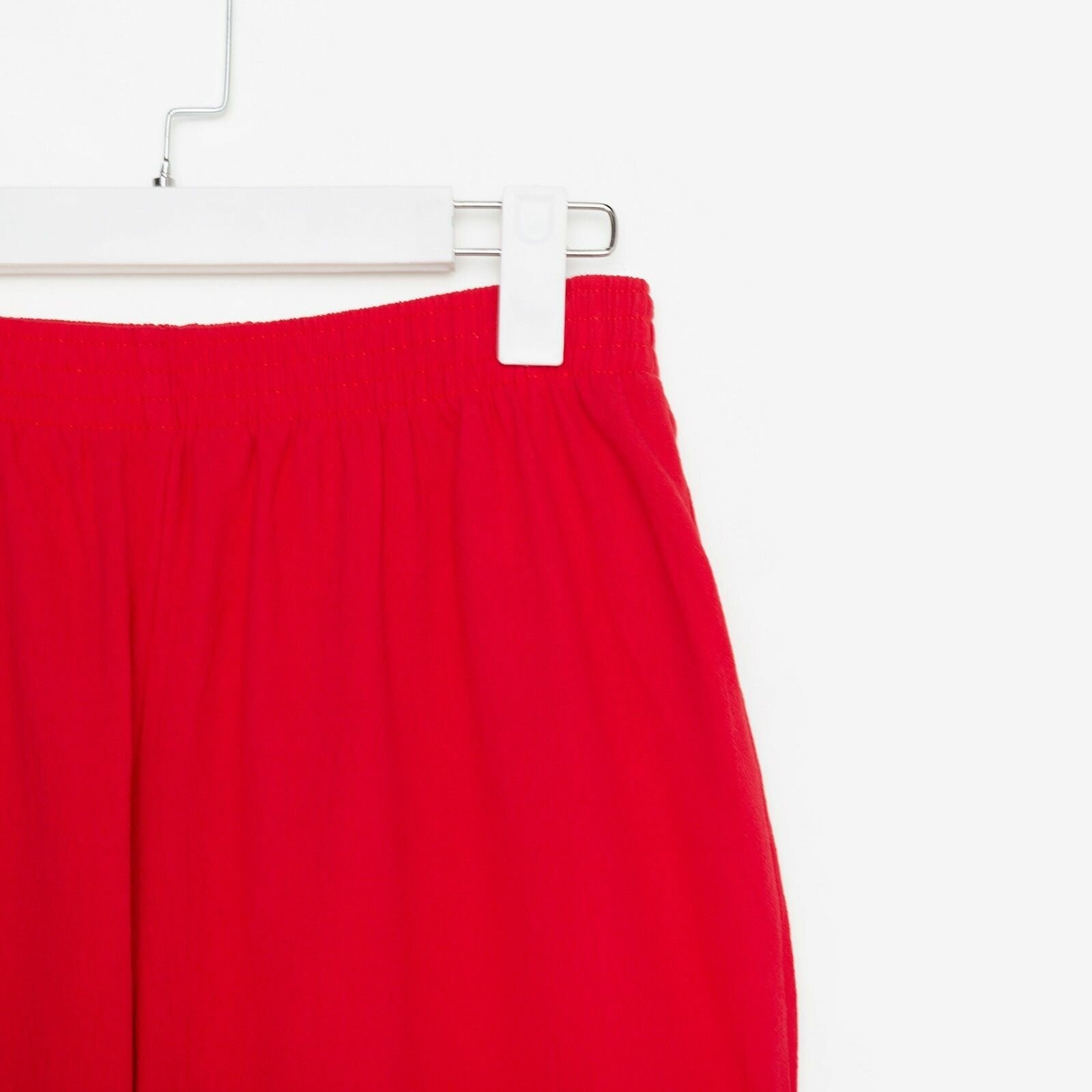 Пижама Kaftan, рубашка, брюки, длинный рукав, размер 52-54, красный - фотография № 6
