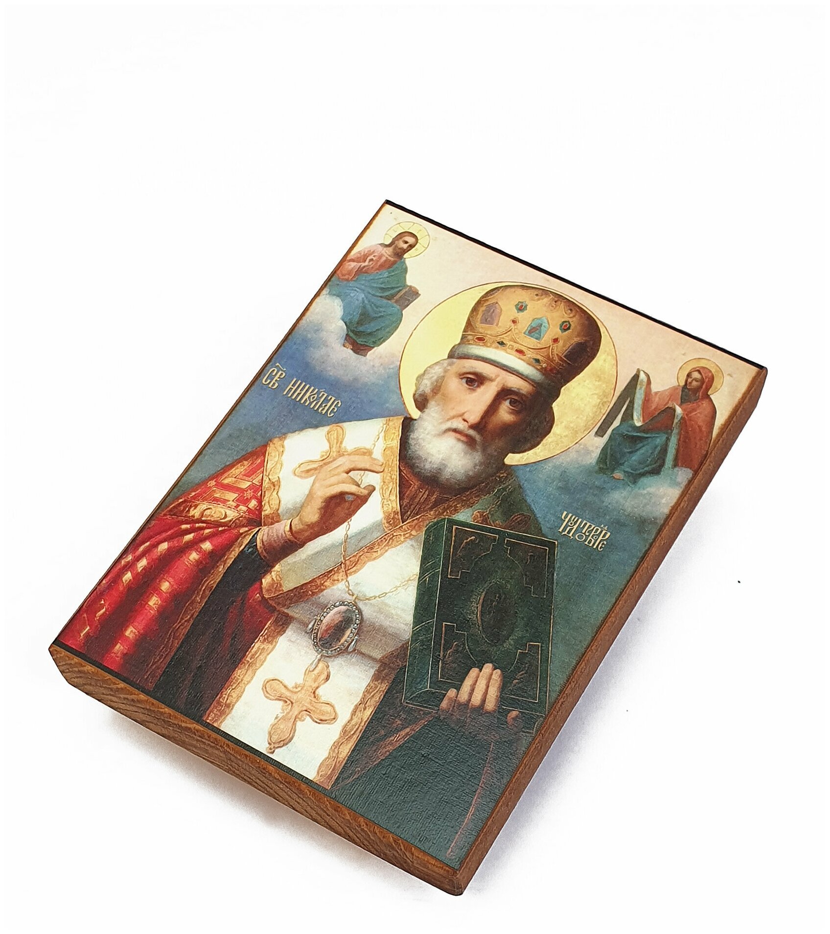 Икона "Николай чудотворец", размер иконы - 10x13