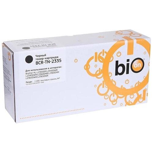 Картридж BiON BCR-TN-2335, 1200 стр, черный картридж print rite pr tn2375 tn 2375 черный 2600стр для brother dcp l2500 l2520 l2540 l2560