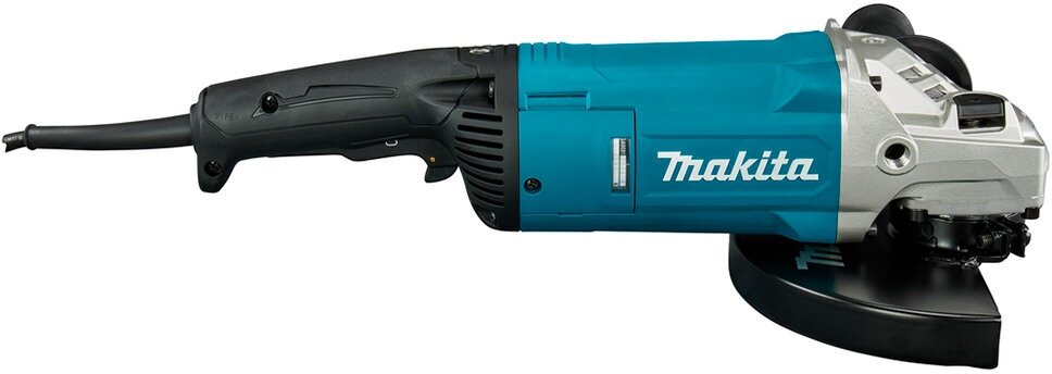 Углошлифмашина/230 Makita GA9080 X1 (2700Вт, 6600об/мин, плавн.пуск,антирестарт, расцеп. муфта)6.5кг - фотография № 2