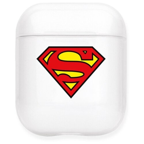 фото Чехол tpu для airpods 1/2 superman 1, лицензия dc comics deppa