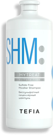 Tefia Mytreat Sulfate-Free Micellar Shampoo - Тефия Майтрит Беcсульфатный мицеллярный шампунь, 1000 мл -