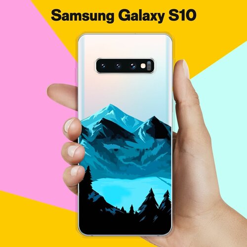 Силиконовый чехол Горы и озеро на Samsung Galaxy S10 силиконовый чехол горы и озеро на samsung galaxy a50s