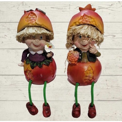 Статуэтка овощи и фрукты 2шт.