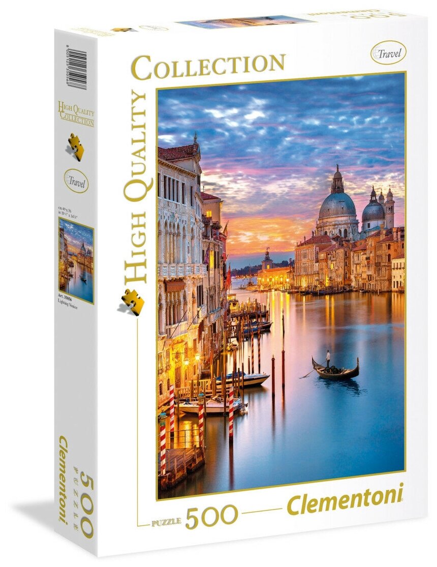 Пазл Clementoni 500 деталей: Вечерняя Венеция