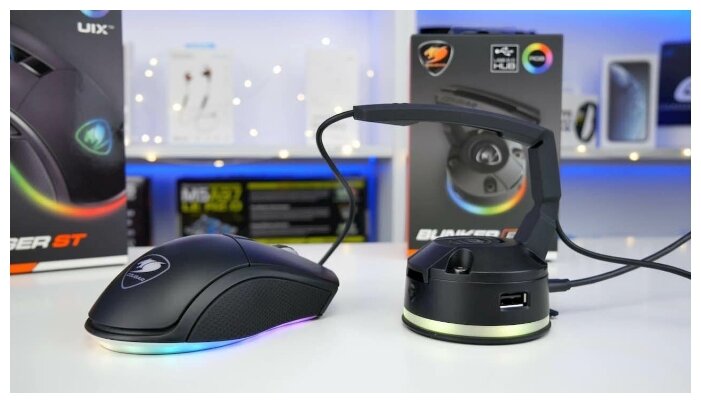 Держатель провода мышки Cougar BUNKER RGB