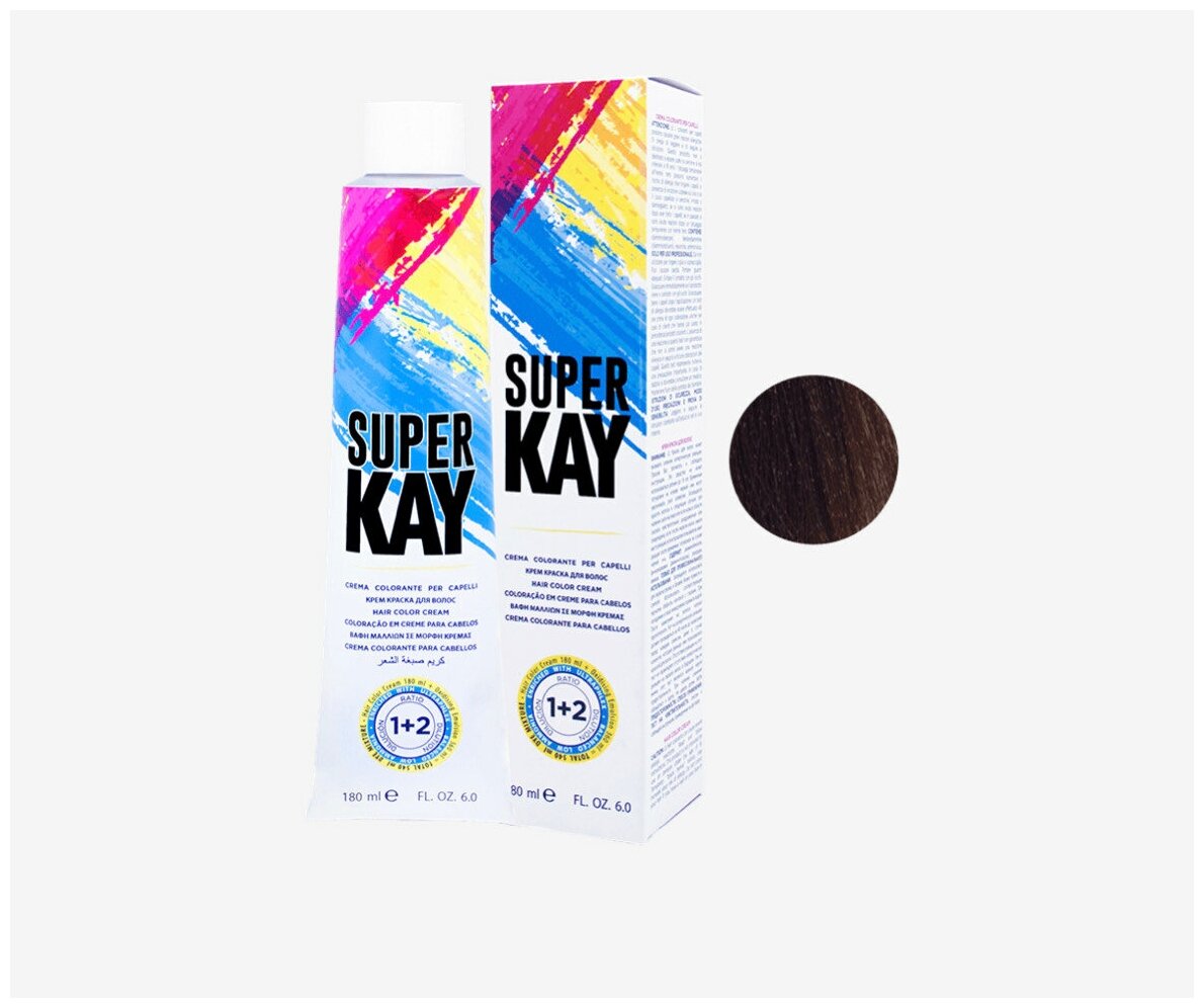 6.23 Крем-краска аммиачная KAYPRO Super Kay темный блондин табачный - 180 мл.