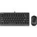 Клавиатура + мышь A4Tech Fstyler F1110 клав: черный/серый мышь: черный/серый USB