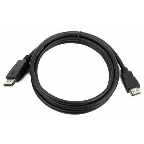 Кабель DisplayPort - HDMI, М/М, 1.8 м, однонаправ, Cablexpert, CC-DP-HDMI-6, 669497 комплект 2 штук кабель displayport hdmi м м 1 8 м однонаправ cablexpert cc dp hdmi 6