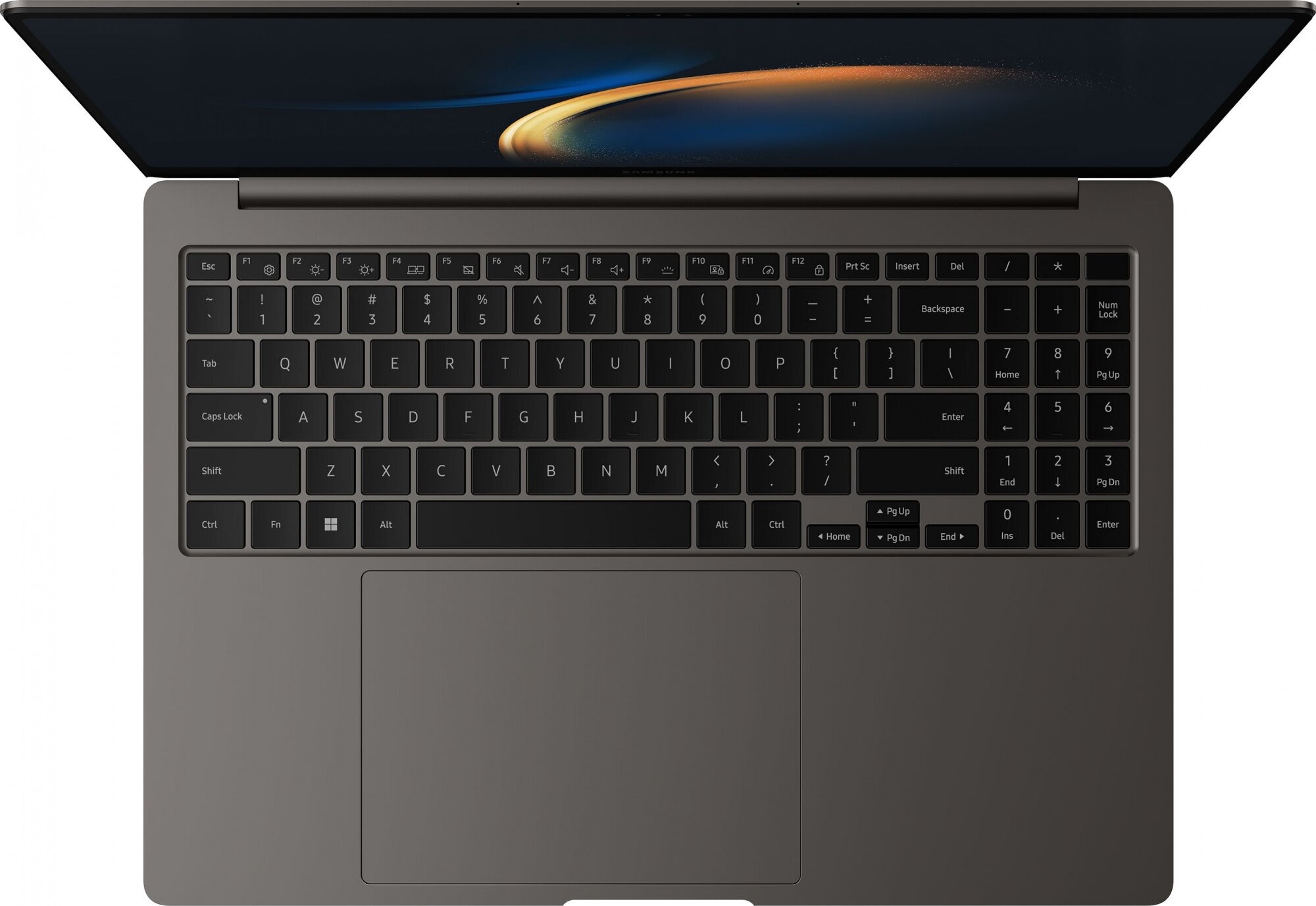 Ноутбук Samsung Galaxy book 3 NP960, 16", OLED, Intel Core i7 1360P, LPDDR5 16ГБ, SSD 512ГБ, Intel Iris Xe graphics, темно-серый (np960xfg-kc1in) - фото №7
