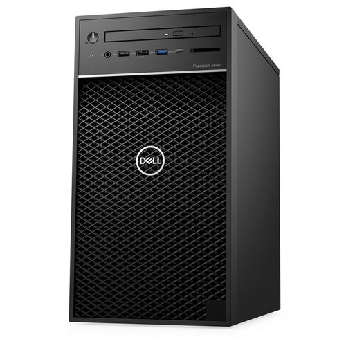 фото Настольный компьютер dell precision 3640 mt (3640-7113) mini-tower/intel core i7-10700/16 гб/512 гб ssd/nvidia quadro p2200/windows 10 pro черный
