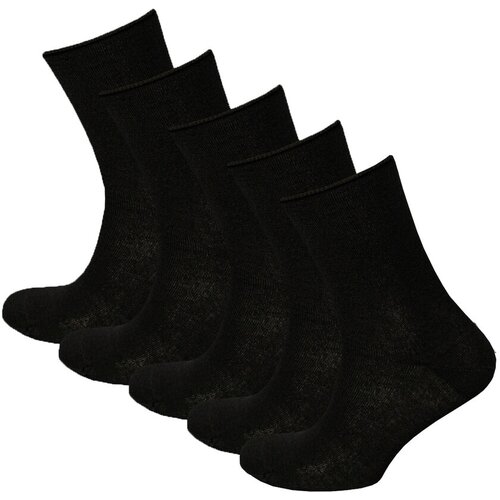 Носки STATUS, 5 пар, размер 29-31, черный носки мужские status махровые пш без резинки 5 пар цвет черный размер 29 31