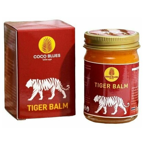 Coco Blues Тайский тигровый бальзам для тела, 50 грамм banna бальзам для тела tiger thai balm обезболивающий тигровый 200 гр