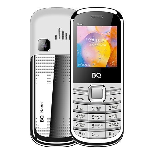 фото Телефон bq 1415 nano, серебристый