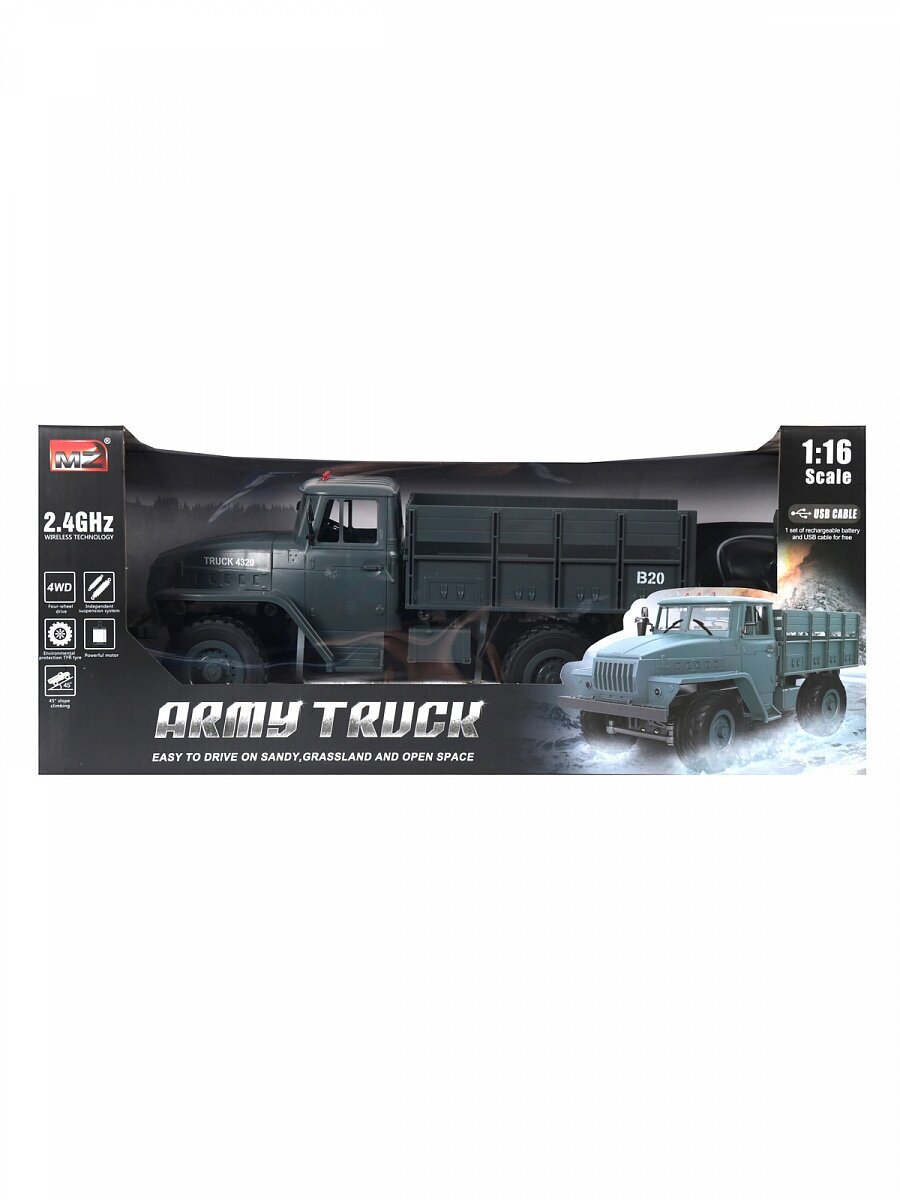 Грузовик MZ Army Truck MZ-YY2014 1:16 33