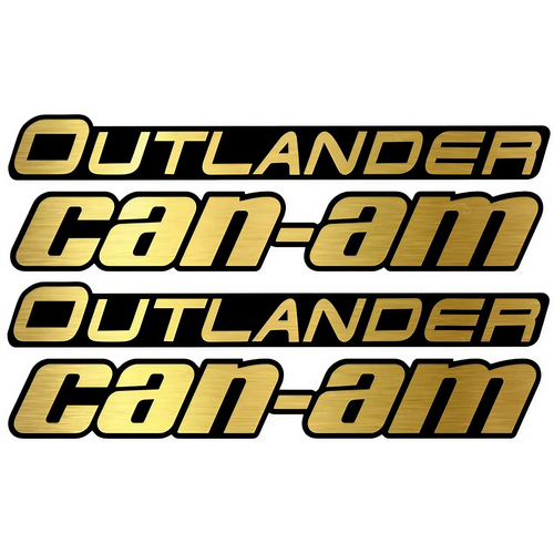 Комплект эмблем CAN-AM Outlander золотистый