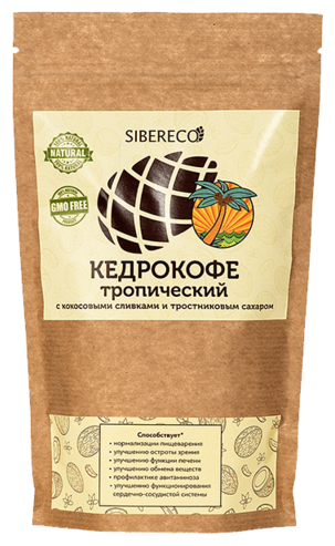 Сибереко Кедрокофе «Тропический» кокосовые сливки, 250 г - фотография № 11