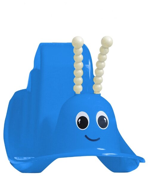 Качалка PicnMix Улитка Голубая. Пластиковая детская качалка Улитка / Яркие развивающие игрушки для малышей 1+ для дома и для дачи