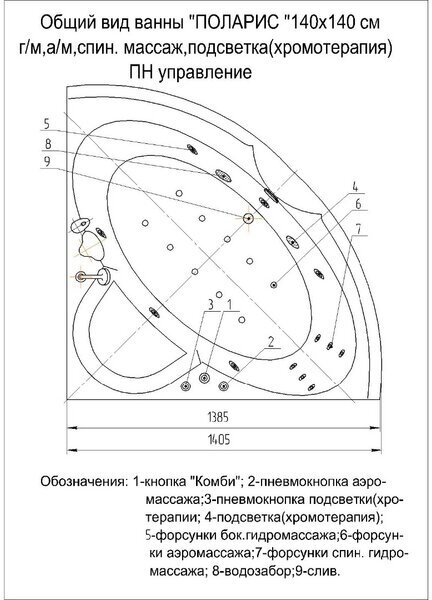 Акриловая ванна Aquatek - фото №10
