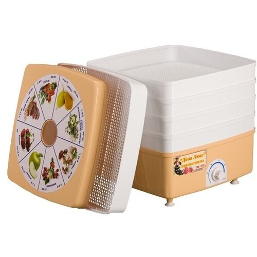 Сушилка Ротор Дива Люкс с 5 решетами в гофротаре квадратнаяСШ 010-02 407000₽