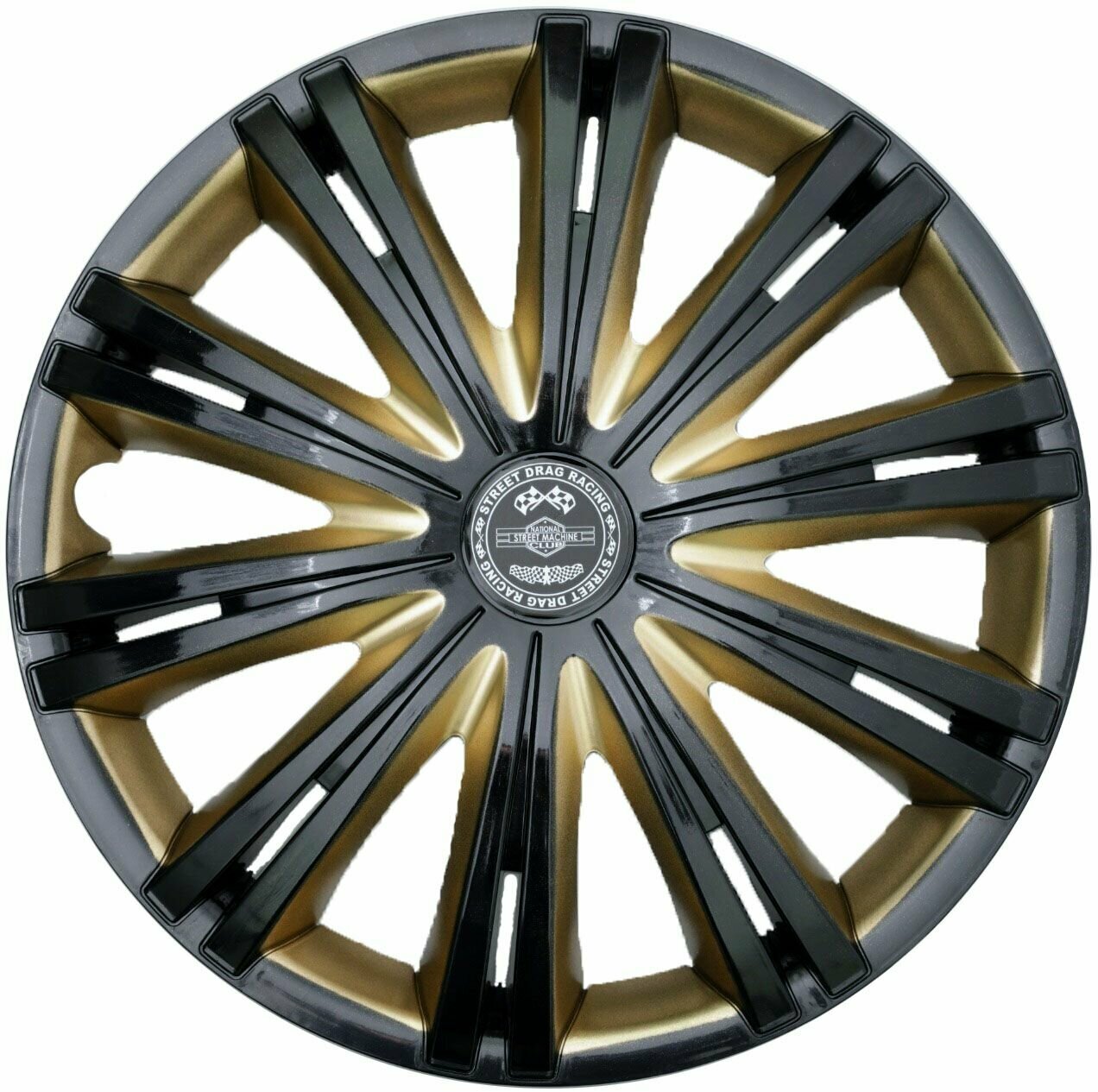 Колпаки на колеса STAR гига голд SB R15 комплект 4шт на диски радиус 15 легковой авто цвет серый черный желтый.