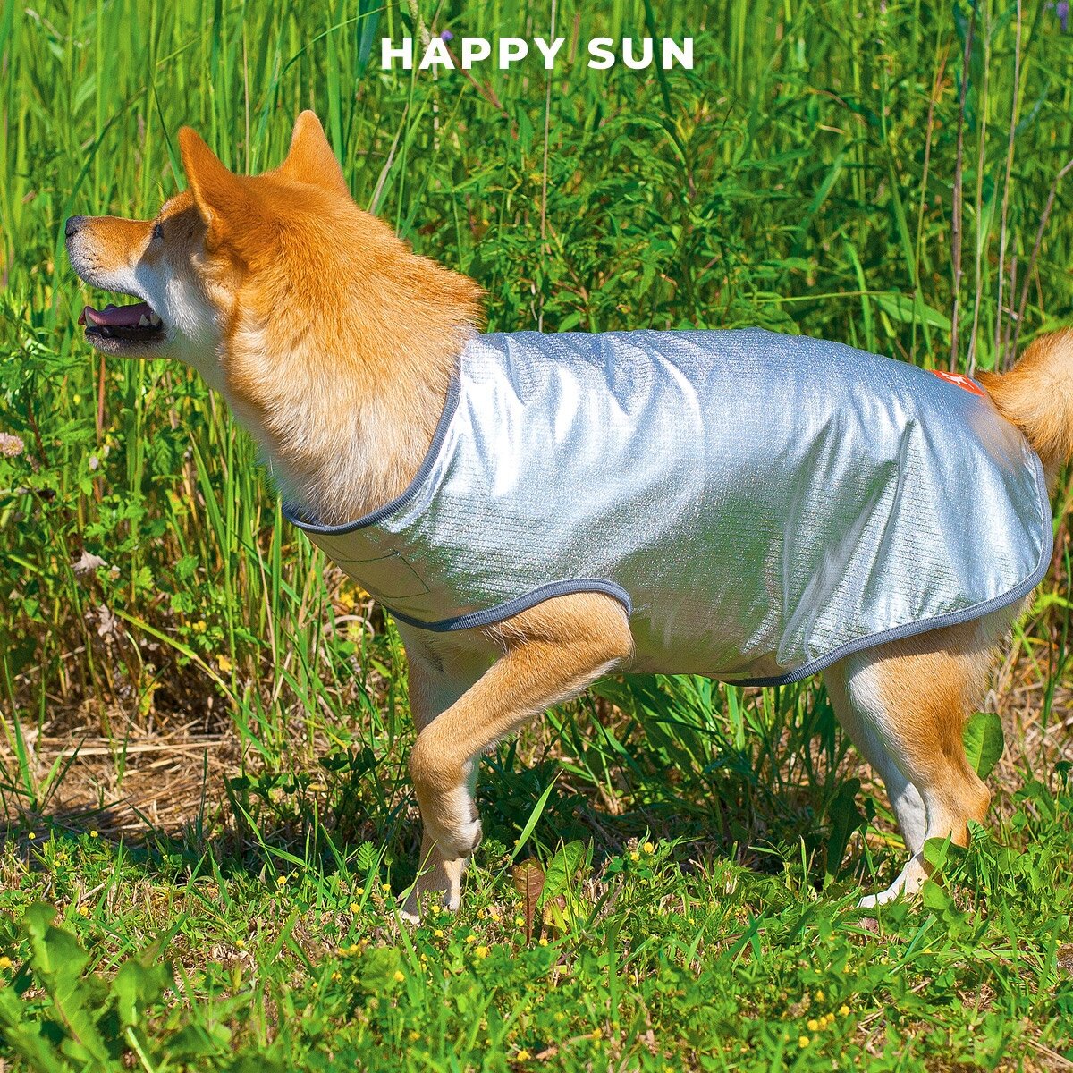 Охлаждающая попона для собак Happy puppy "Happy Sun" - 12 (спина 31 см) - фотография № 6