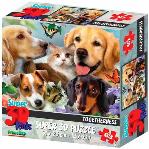 Super 3D Puzzle: Вместе super 3d puzzle карнотавр против антарктопельты