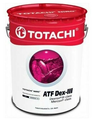 TOTACHI 21220 Жидкость для АКПП TOTACHI NIRO ATF DEXRON III гидрокрекинг 19л